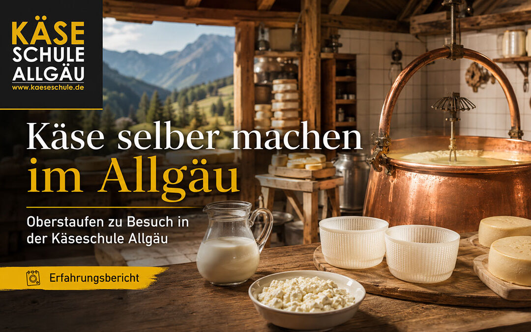 Käse selber machen im Allgäu | Käseschule Oberstaufen